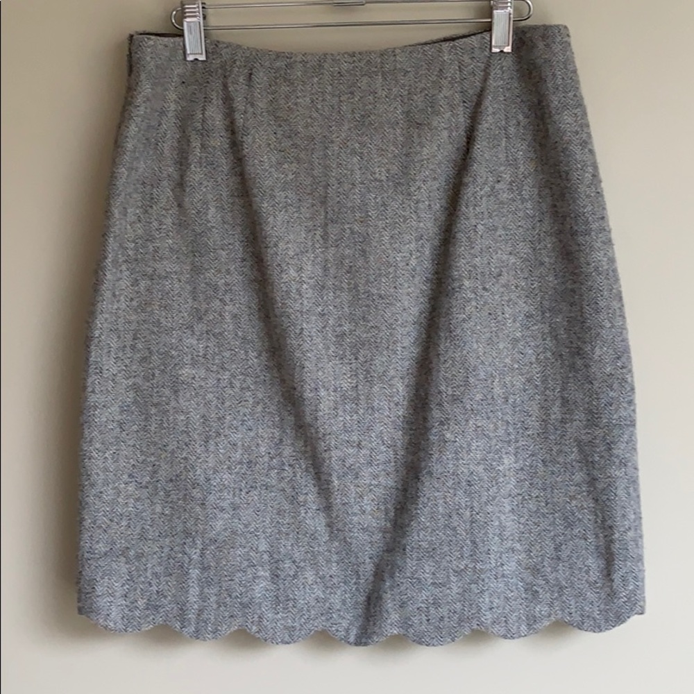 Talbot Herringbone Skirt - Picture 6 of 11